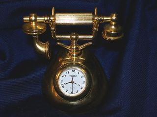 Timex Replica Antique Phone Clock/Paperwei​ght