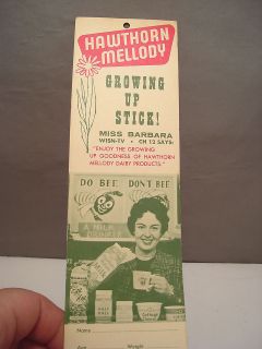 HAWTHORN MELLODY DAIRY PRODUCTS GROWING UP STICK MISS BARBARA GREAT 