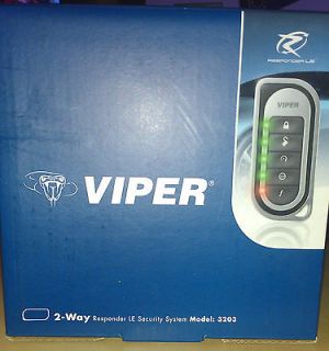 NEW VIPER 3203 2 WAY RESPONDER LE CAR ALARM SECURITY SYSTEM 3203V