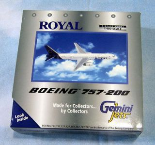 Gemini Jets 1/400 ROYAL Aviation Boeing 757 200 GJROY140