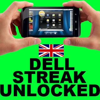DELL STREAK MINI 5 SIM UNLOCKED MOBILE PHONE TABLET PC FAULTY **SCREEN 