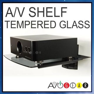   GLASS Shelf for A/V Receiver Amplifier Denon Onkyo Pioneer 40lbs
