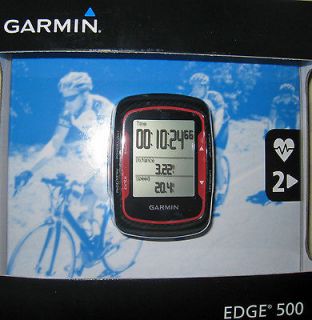 GARMIN EDGE 500 GPS HEART MONITOR SPEED CADENCE BUNDLE ~NEW~