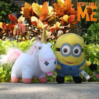 Despicable Me Plush Toy Dave & Unicorn 2PCS Collectible Game Stuffed 