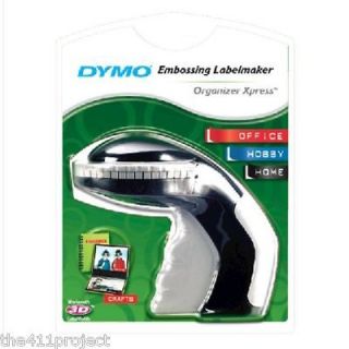 Dymo Embossing Label Maker Organizer Xpress Pro Labeler +3/8 3D Label 