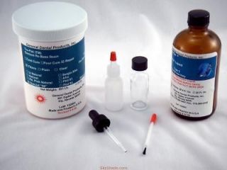   Cold Cure Acrylic or Repair Acrylic 1lb Kit Various shade options