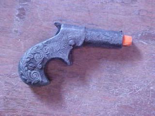 Mattel Miniature Remington Derringer Belt Buckle Cap gun 2.75 circa 