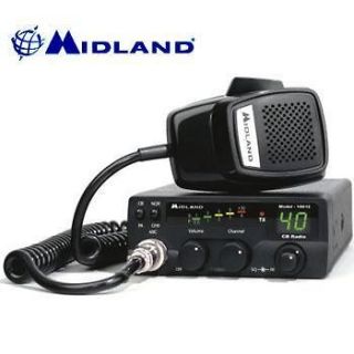 MIDLAND 40 Channel CB RADIO 4 Watts Power Meter DIGITAL TUNER 