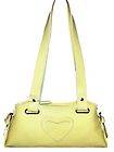   lemon yellow / Lime photo pocket display buckle handbag shoulder bag