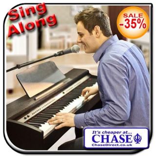 Chase Digital Piano CDP 250 Rosewood Black White 88 Hammer Action Keys 