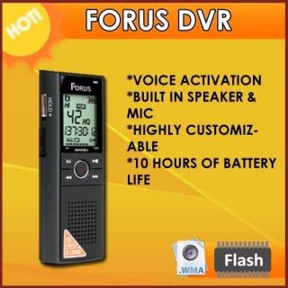   Voice Activated Covert Spy Bug Telephone and Room Digital Recorder