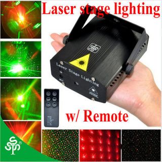 Mini Red Green Moving DJ Disco Party Lighting Laser Stage Light 