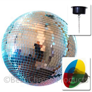 Disco Ball 12 Mirror Ball DJ Party Motor Combo Light Kit Solid 