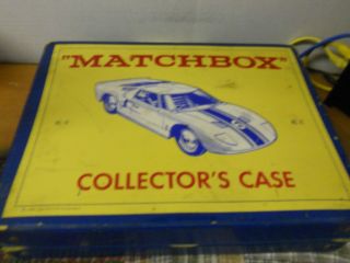 Vintage Matchbox Lesney Lot of Diecast Cars & Carry Case