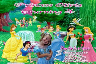 disney princess birthday invitations in Home & Garden