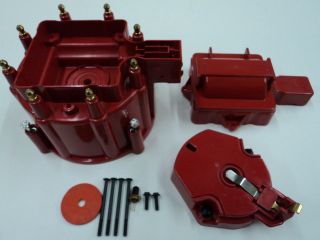 RED MALE HEI DISTRIBUTOR CAP & ROTOR PERFOMANCE REPLACEMENT SBC BBC 