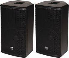   of Gemini GVX 12 12 2400W 2 Way Passive DJ PA Speakers Combo Package