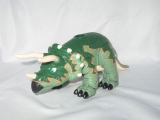Fisher Price Imaginext Green Triceratops Dinosaur Toy