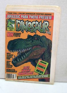 1993 Jurassic Park Dinosaur Times Issue #1 (L7454)