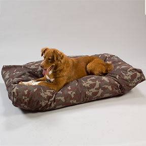 Snoozer Water Resistant Camouflage Outdoor Pet Dog Bed NEW