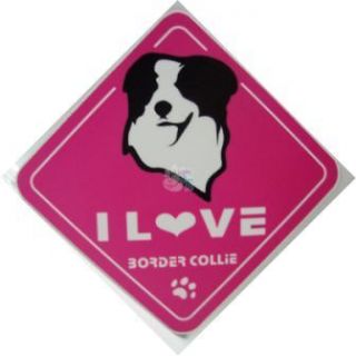   Dogs BORDER COLLIE Sticker label Good in Car/Window/Gla​ss/Door/Gate
