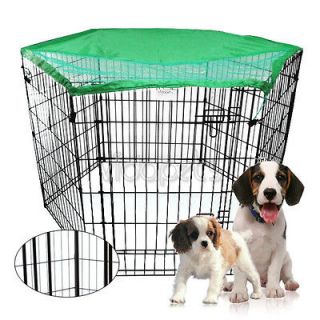 42 Black Exercise Pen Fence Dog Crate Cat Cage Kennel Playpen
