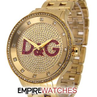 Dolce & Gabbana DW0495 Womens Analog Quartz Watch Gold Stainless 