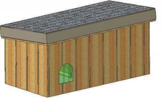 INSULATED DOG HOUSE PLANS, 15 TOTAL, SMALL DOG, STEP BY STEP 