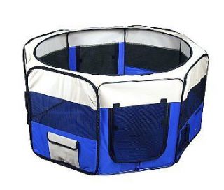 New 45 Large Dog Pet Cat Playpen Kennel Pen Crate w/Free Carrying Bag 