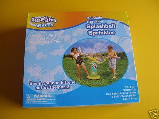 Spinning Spraying Splashball Water Sprinkler Water Toy Splash Fun Kids