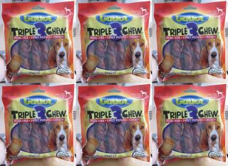   CHEWS Pork Hide Sweet Potato & Chicken Rolls 36 Pcs. 5 Dog Treats