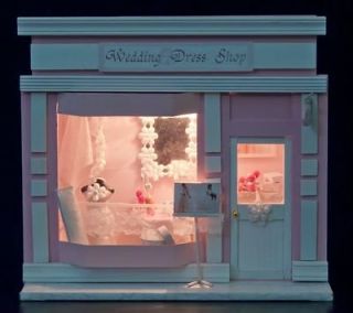   Dollhouse Miniatures DIY Kits Wedding STORE Bridal salon Kits NEW