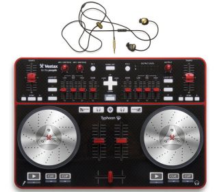 Vestax Typhoon DJ Controller + Marshall Minor Earphones Package
