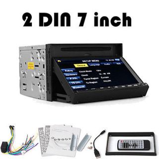 In Deck Double 2 Din Car DVD Stereo LCD Touch Screen Auto CD Video 
