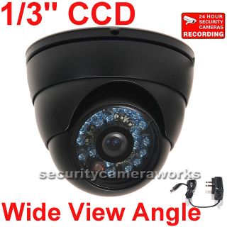 Dome Security Camera Outdoor CCTV Infrared Night Vision Color CCD Wide 