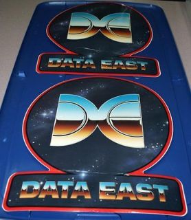 Original Data East arcade game sideart, approx 14x17, unused