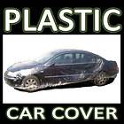 Qty (25) Pc Bulk Lot Universal Car Cover Disposable Temporary Plastic 