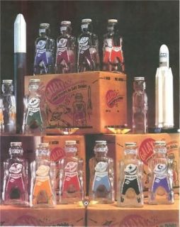 12 SPACE FOODS GALAXY MONSTER SPACEMAN TOY ASTRONAUT BOTTLE COIN 