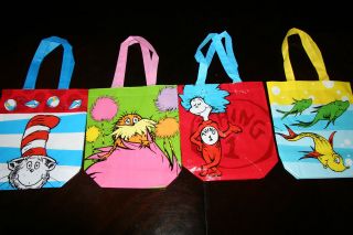 DR.SEUSS Re Usable Tote Book Gift Bag Party Supplies