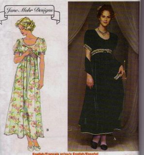   Misses Jane Mohr Scoop Neck Dress Pattern Sz 6 10 or 12 16 or 18 22