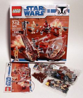 Star Wars LEGO 7670 Hailfire Droid & Spider Droid Set  NEW Retired  WW 