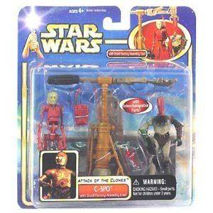Star Wars Episode II Deluxe Figure C 3PO Assembly Line