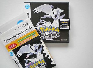 POKEMON BLACK VERSION COMPLETE DS DSi DS LITE XL & 3DS VERSON BLAC 