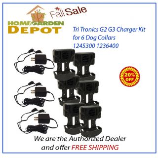 Tri Tronics G2 G3 Charger Kit for 6 Dog Collars 1245300 1236400