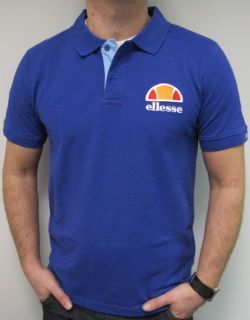 Ellesse Heritage 80s Servado Polo Shirt Royal Blue S,M,L,XL,3XL,5​XL
