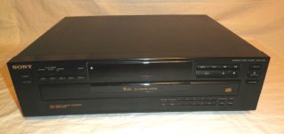 SONY CDP C345, 5 DISC CD CAROUSEL PLAYER USED