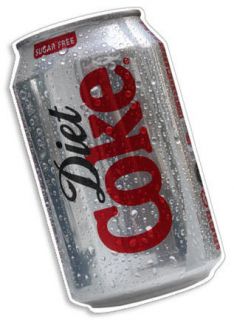 Diet Coke Drinks Can Catering Sticker   Fully Weatherproof Van 