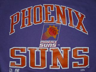 RARE Vintage 90s Phoenix Suns NBA Basketball Purple Seatshirt Retro 