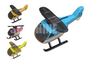 Solar Powered Energy Helicopter Moneybox Gadget Toy