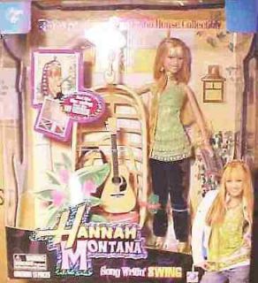 Hannah Montana Song Writin Swing set with Doll NEW IN BOX Swingset 
